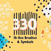 Коллекция кистей для Illustrator, Photoshop и ProCreate