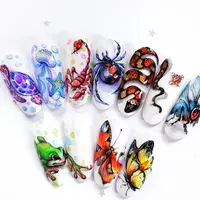 Роспись ногтей Мир насекомых