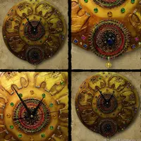 Часы "Старая Индия"