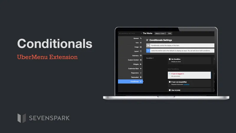 WP UberMenu Conditionals