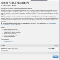 Testing Node.js Applications