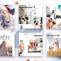 Instagram Watercolor Posts Pack 2