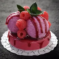 Шарик мороженого из полимерной глины