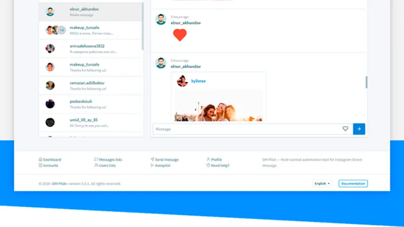 DM Pilot - Автоматизация Instagram Direct Message