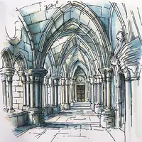 Архитектурный скетчинг. Готика