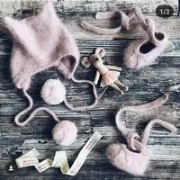 Ромпер, чепчик, пинетки