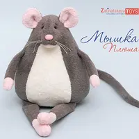 Выкройка игрушки мышки