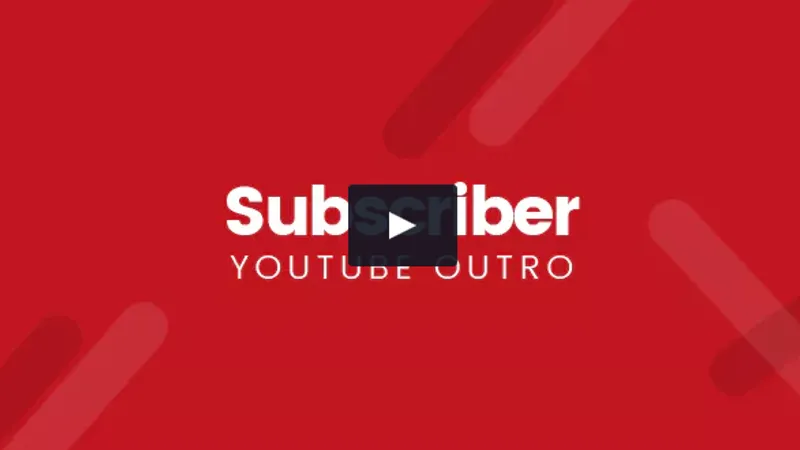 YouTube Subscriber Ending