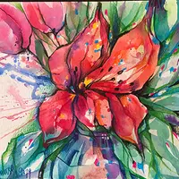 Акварельные эксперименты. Цветочные композиции