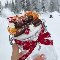 Зимняя баночка