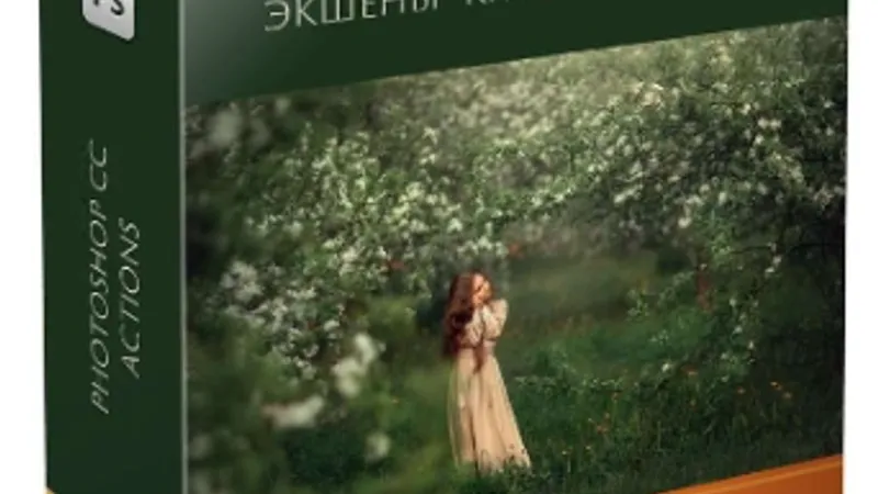 Красивая зелень. Экшены для Photoshop