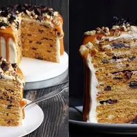 Карамельный медовик