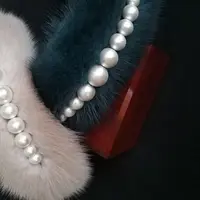 Объемный меховой ободок