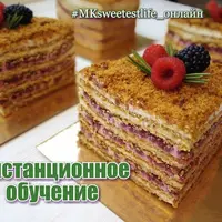 Безглютеновый ПП торт Медовик с брусникой и розмарином