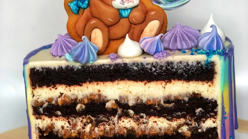 Торт с мишкой