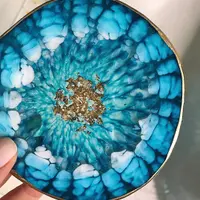 Подстаканники и сырная тарелка из эпоксидной смолы