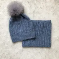 Шапка со снудом Fluffy