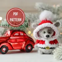 Мастер-класс по вязанию. СантаМышь