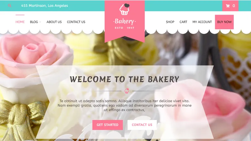 VW Bakery Pro - тема wordpress для кондитеров