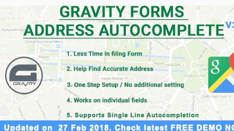 Gravity Forms Address Google Autocomplete
