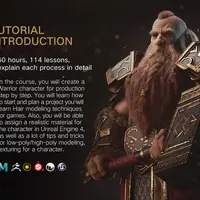 Воин Гномов: создание 3D персонажа для игры