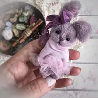 Мастер-класс: брошь кролик-балеринка