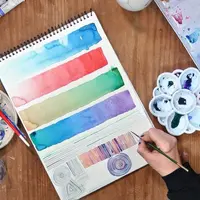 Современные акварельные техники