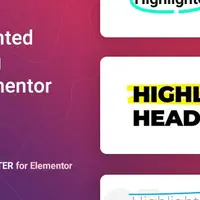 Highlighter – выделение заголовка для Elementor