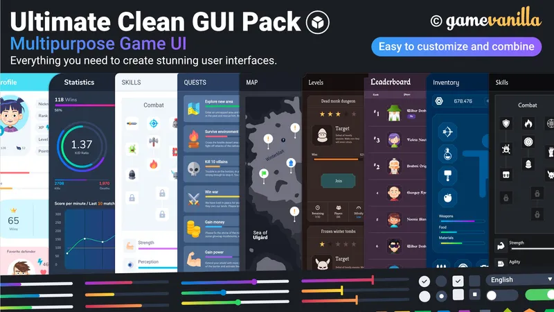 Ultimate Clean GUI Pack