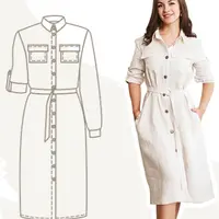 Платье-рубашка Jane