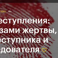Преступления: глазами жертвы, преступника и следователя