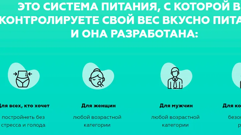 Вкусная диета пакет 12 месяцев