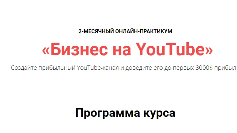Бизнес на YouTube