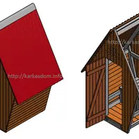 Проект каркасного туалета КД-51