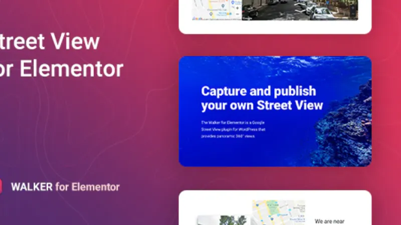 WP Google Street View for Elementor – Walker