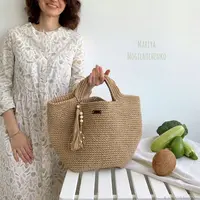 Сумка из джута Марта