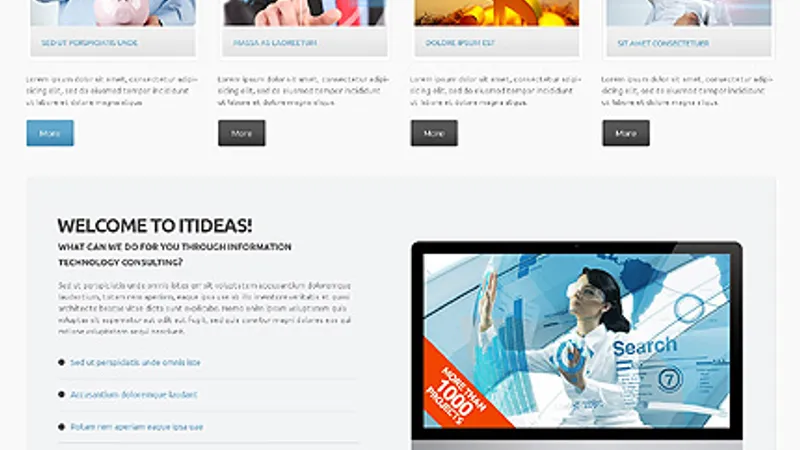 IT Consulting - шаблон для IT компаний