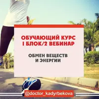 Обмен веществ и энергии