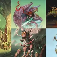 Смешанные техники в дизайне персонажей