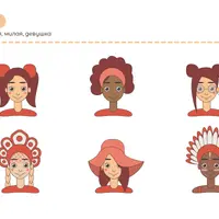 Персонажи в Adobe Illustrator