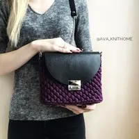 Сумочка Кроссбоди с кожаным клапаном