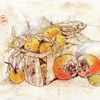 Диатипия масляной пастелью