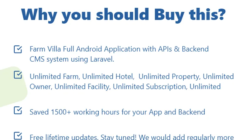 Laravel Ionic FarmVilla Достойный аналог Airbnb - Android, IOS + Admin PHP