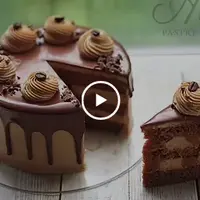 2 бриоши. Ванильная и шоколадная бриошь с заварным кремом и начинкой