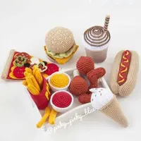 Вязаный фастфуд