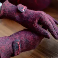 Валяные перчатки