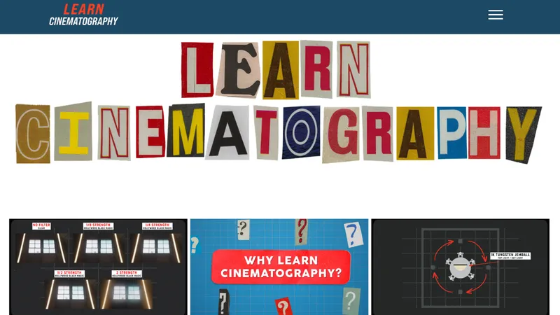 Learn Cinematography - Курс по кинематографии