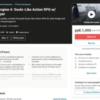 Unreal Engine 4: Souls-Like Action RPG w/ Multiplayer