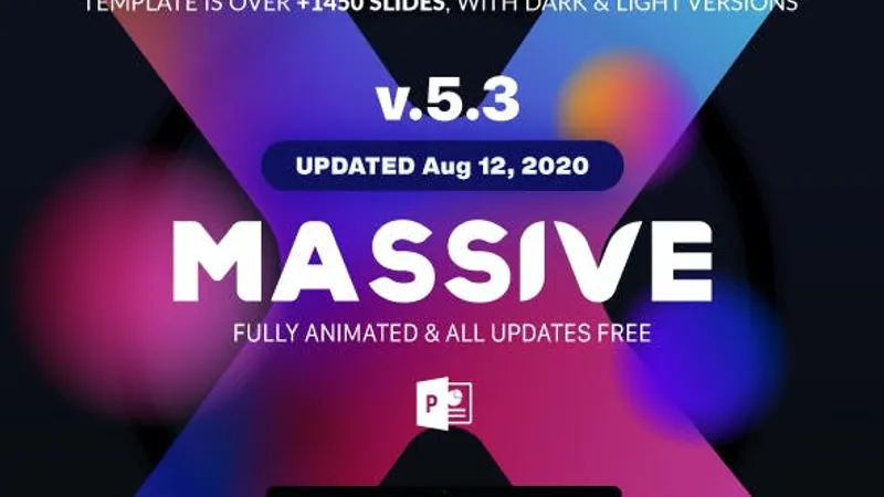 Massive X Presentation Template v.5.3 Fully Animated