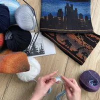 Снуды и жаккарды тунисским крючком